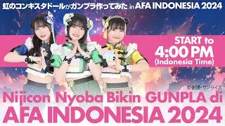 Nijicon Nyoba Bikin Gunpla di AFA Indonesia 2024