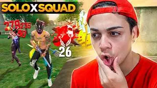 26 SOLO VS SQUAD KILLS, 90% HEADSHOTS WITH THE HARDEST SINGLE-SHOT WEAPONS IN FREE FIRE