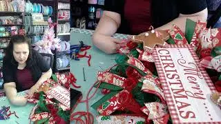 Come learn to make a Gingerbread wreath with me complete with gingerbread boy and girl!