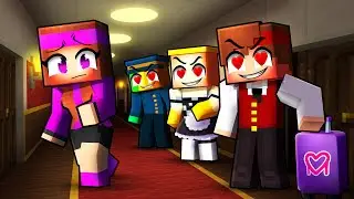 Une Fille dans un Hôtel de Yandere sur Minecraft !