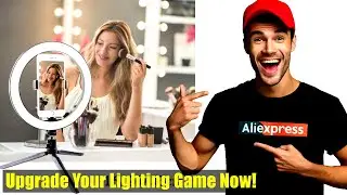 10 Inch LED Ring Light Photographic Selfie Ring Lighting with Phone Holder - Ultimate Content