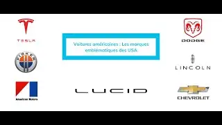 Les marques incontournables de voitures américaines