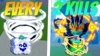 BOUNTY HUNTING But *Every 2 KILLS* I Upgrade my Fruit!!🔥💀 (It Got Crazy)