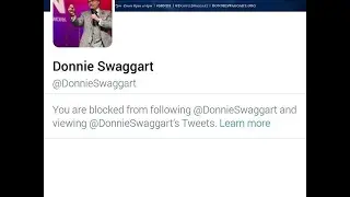 Donnie Swaggart's Silly Little Outburst.