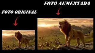 COMO AUMENTAR UMA  IMAGEM SEM PERDER  A QUALIDADE