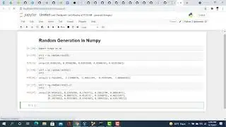 Random Generation In Numpy | Numpy Tutorial - 7 | Bangla