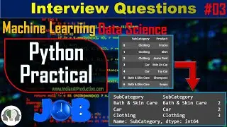 #3 Count the Number of Product in DataFrame | Python Interview Question | Data Science | ML | AI