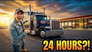 A Day in My Truck: Solo Female Trucker vs 24 Hour Challenge