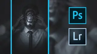 TRAPPED - SELF PORTRAIT ILLUSION PHOTOSHOP TIMELAPSE