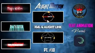 #10 Top 50+ Text Animation Alight Motion | Alight Motion Text Animation Link | Xml Download Link