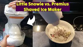 Little Snowie Max vs. PREMIUS Cordless Shaved Ice Maker 🧊 @Gadgetify