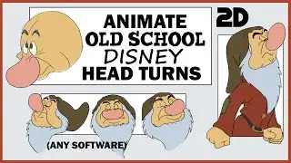 Animate Head Turns The Old school Disney way (any software)