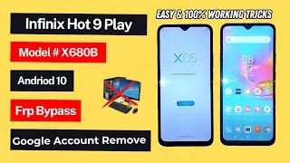Infinix Hot 9 Play frp bypass || Infinix X680B google bypass without PC