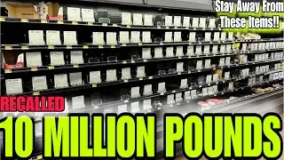 MAJOR RECALL AFFECTING Walmart, Target and More..