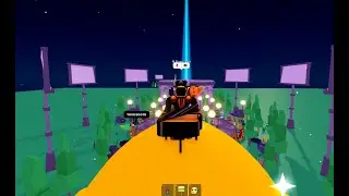 Playing piano in pls donate