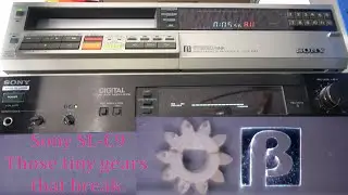 Sony Betamax SL-C9 breaks down.
