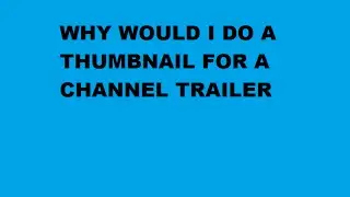 Crappys channel trailer