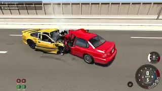 ЛОБОВУХИ НА ТРАССЕ В BEAMNG DRIVE!