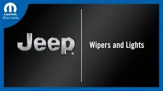 Wipers and Lights | How To | 2025 Jeep Grand Cherokee L
