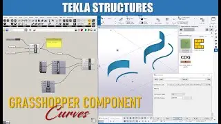 How to convert Curve Construction line to Tekla elements using Grasshopper Component?