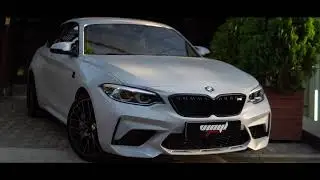 Бронирование BMW M2 competition матовой полиуретановой плёнкой!