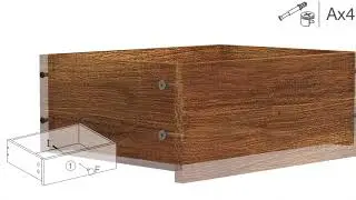 VECELO Nightstand Set of 2 Easy Assembly, 2-Tier Modern Night Stand/Side Table