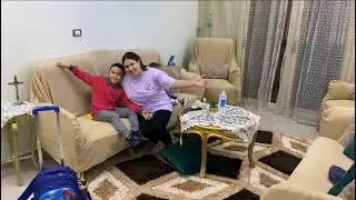 وأخيرا أول يوم مدرسه لابني 🏫 يافرحه قلبي بابن عمري وأول فرحتي 💛