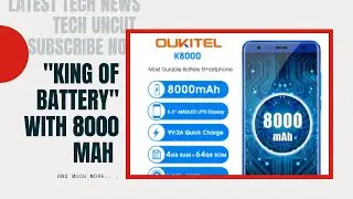 | Oukitel Launches WP10 5G with “King Battery” of 8000mAh | TechUncut #Techuncut #latesttechnews