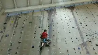 Lead Climbing and Rappelling!