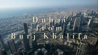 Burj Kalifa Sunset timelapse in 4k