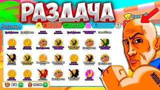 Раздаю рандомным людям петов в arm wrestling simulator.Но мне помогает рулетка.