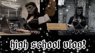 🦇GOTH GIRL HIGHSCHOOL VLOG 🦇
