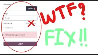 Odoo - Wrong login/password Solution (Self Hosted/WIndows)