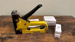 YEAHOME Heavy Duty Staple Gun with 4000 Staples