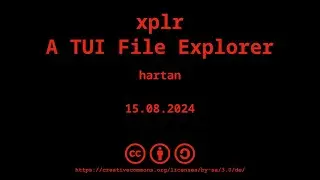 [c¼h] xplr - A TUI File Explorer