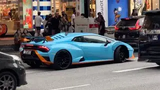 STUNNING Lamborghini Huracán STO Blue Laufey! - Kuala Lumpur, Malaysia