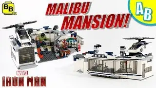 LEGO IRON MAN MALIBU MANSION 76131 ALTERNATIVE BUILD