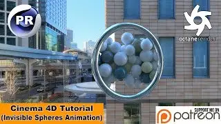 Invisible Spheres Animation (Cinema 4D Tutorial)