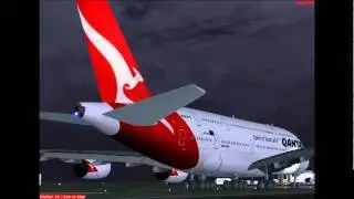 Qantas A380 TAKEOFF
