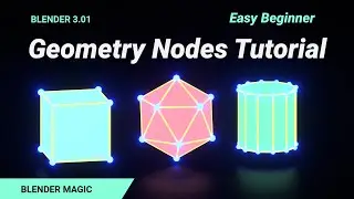 Blender Geometry Nodes Tutorial Easy Beginner