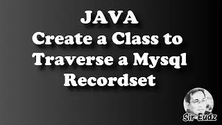 JAVA:  Traversing Mysql Recordset  - by Sir Eudz