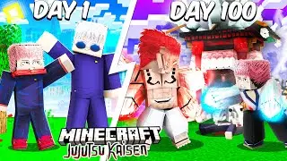 I Survived 100 Days as Yuji Itadori in Jujutsu Kaisen Minecraft… Here’s What Happened