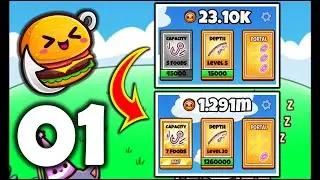 Fishing Food - Reaching DEPTH level 20 in 18 minutes
