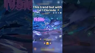 This Trend but with Level 1 Clorinde - [GI] #genshinimpact #clorinde #shorts