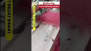 Gajra / Gathering Pleating Machine #sewingtechnology #sewingtools