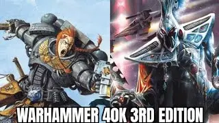 Games workshop Warhammer 40k 3rd edition battle report. Space Wolves vs Eldar