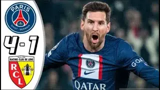 PSG vs Lens 4-1 - All Goals & Highlights - 2023