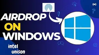 Airdrop on Windows / Intel Unison /use this latest windows feature #pc #windows11 #tech