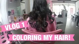 VLOG 1: Coloring My Hair! @ Blobar Hair Kemang