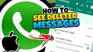 👉 HOW to SEE DELETED MESSAGES on WHATSAPP in IPHONE 🔥 2024